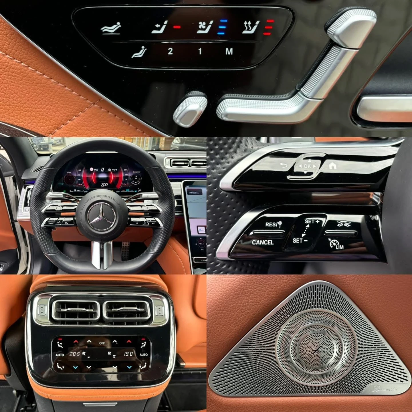 Mercedes-Benz S 580 S500 V6#LONG#BRABUS#DESIGNO#EXCLUSIVE#FULL FULL, снимка 14 - Автомобили и джипове - 55416501