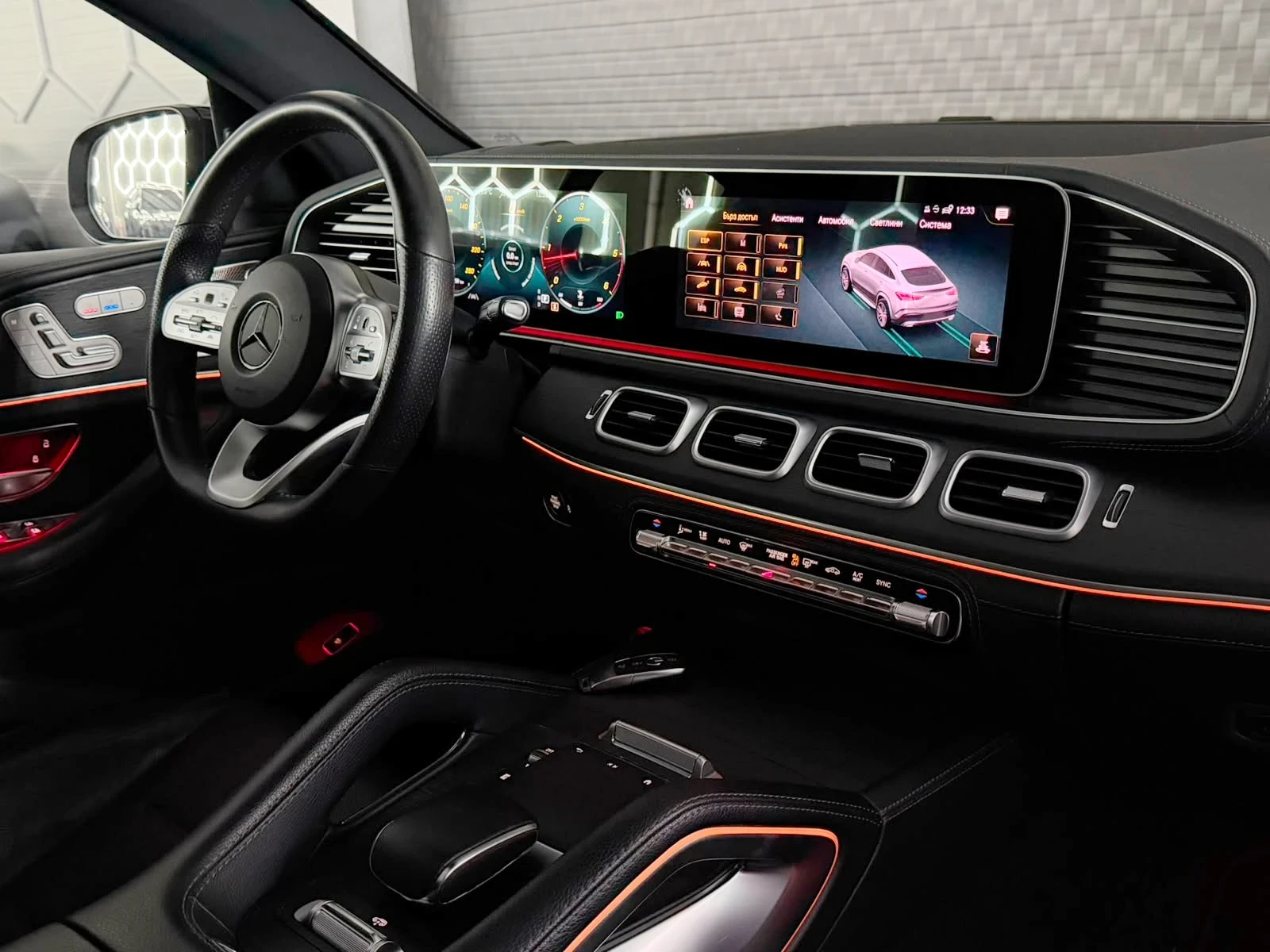 Mercedes-Benz GLE 400 Mercedes-Benz GLE400d Coupe 4MATIC AMG / 360 / BUR, снимка 10 - Автомобили и джипове - 55531436