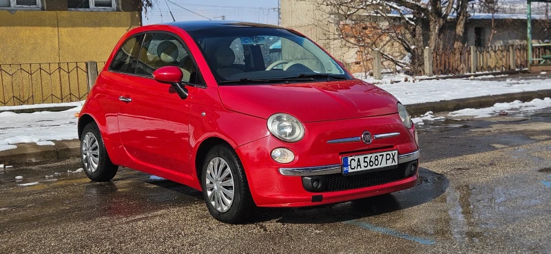 Fiat 500 Като нов!!, снимка 1 - Автомобили и джипове - 49210918