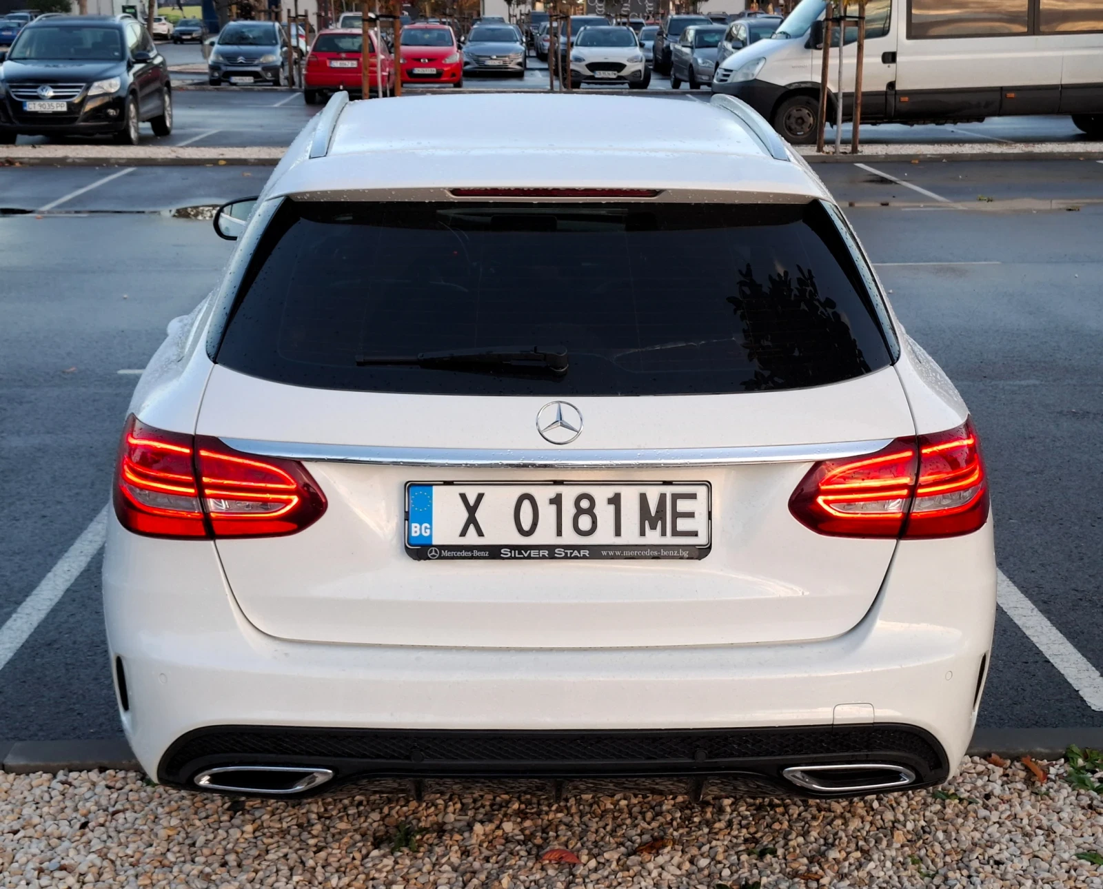 Mercedes-Benz C 220 * ВИДЕО* Full Amg line, HeadUp, Distronic, CarPlay, снимка 5 - Автомобили и джипове - 54866194