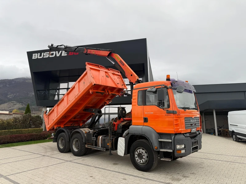 Man Tga 33.350 6X4 Самосвал с кран Клима Бордматик