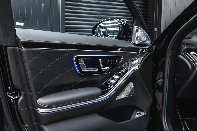 Mercedes-Benz S 63 AMG BRABUS B930 CARBON BURMESTER 4D CERAMIC TV PANO, снимка 10 - Автомобили и джипове - 51508826