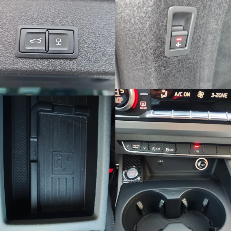 Audi A4 S-4, 4x4, МАСАЖ, ПОДГРЕВ, КАМЕРА, ФУЛ! , снимка 16 - Автомобили и джипове - 52699751