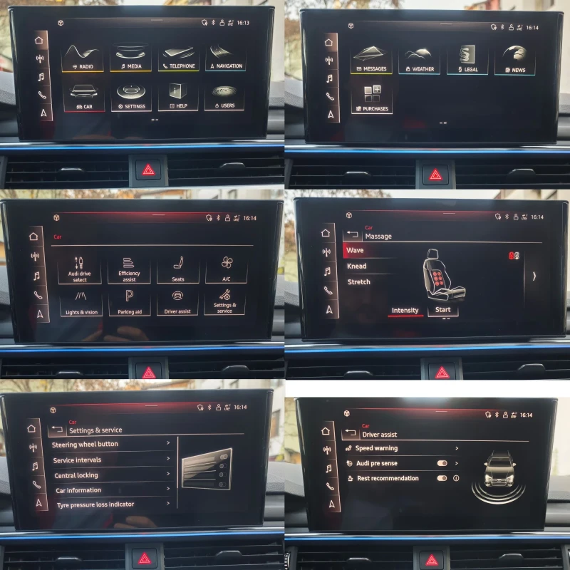 Audi A4 S-4, 4x4, МАСАЖ, ПОДГРЕВ, КАМЕРА, ФУЛ! , снимка 10 - Автомобили и джипове - 52699751