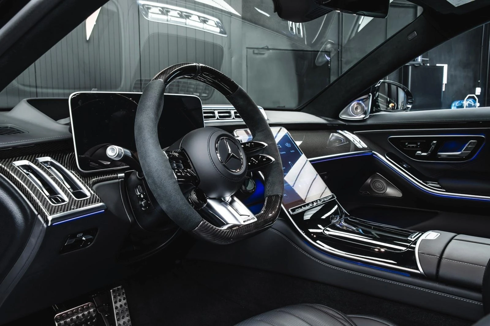 Mercedes-Benz S 63 AMG BRABUS B930 CARBON BURMESTER 4D CERAMIC TV PANO | Mobile.bg   13