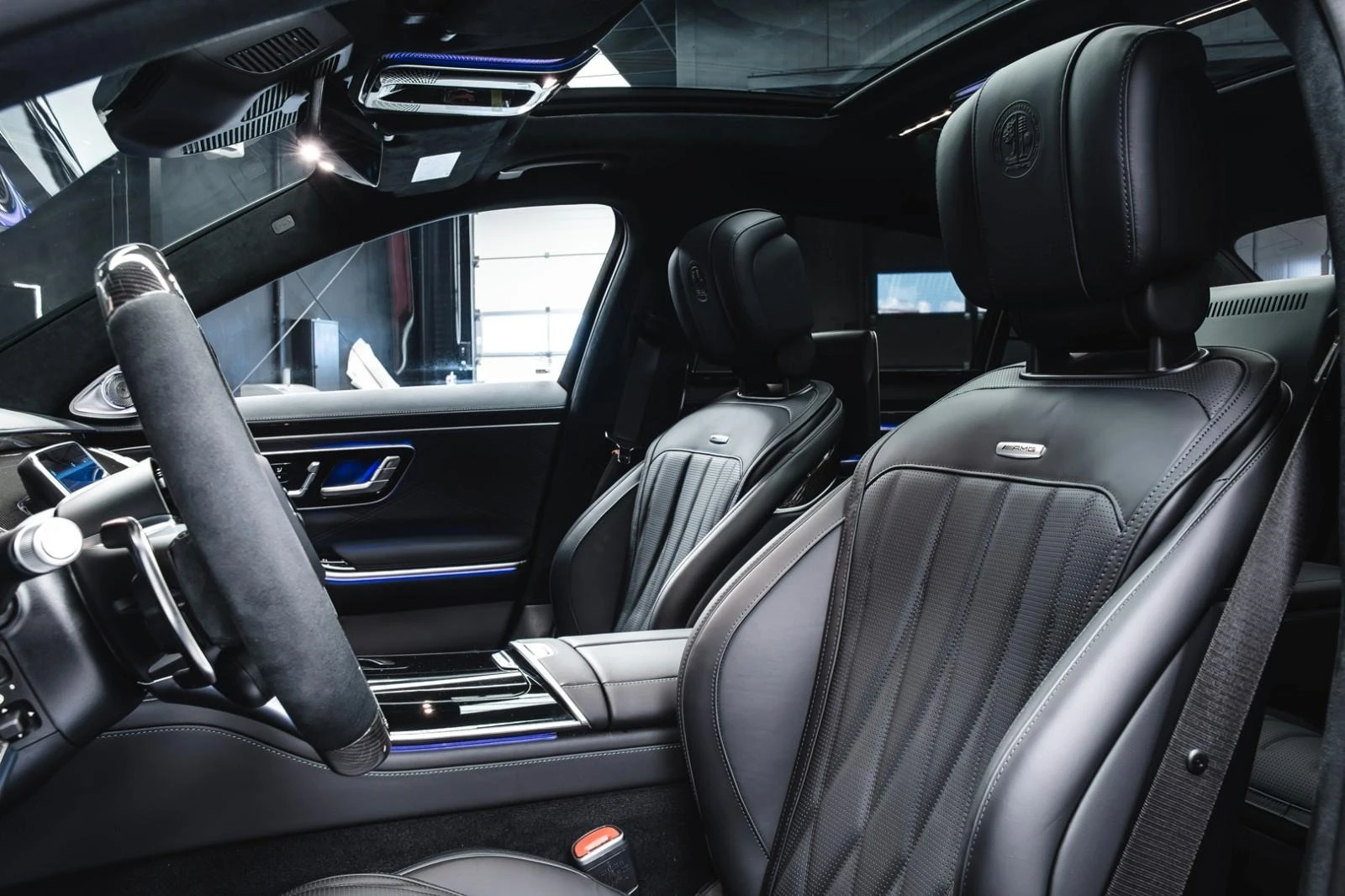 Mercedes-Benz S 63 AMG BRABUS B930 CARBON BURMESTER 4D CERAMIC TV PANO | Mobile.bg   12