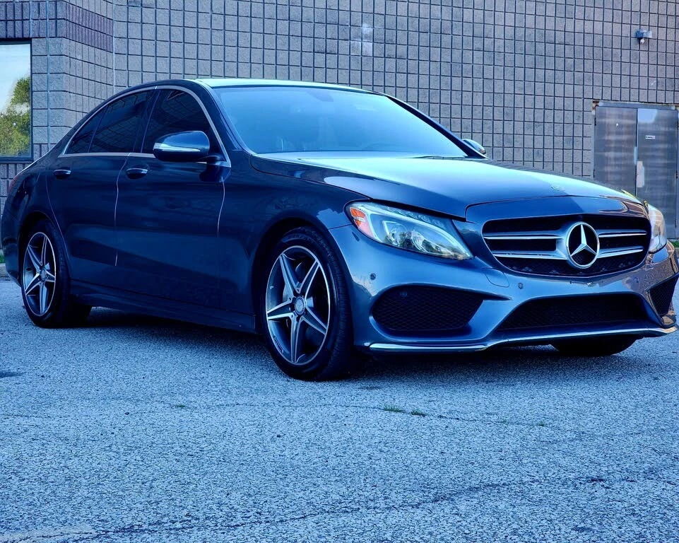Mercedes-Benz C 400 AMG Line * HeadUp *  AвтоКредит * ЦЕНА ДО БГ, снимка 3 - Автомобили и джипове - 54480157