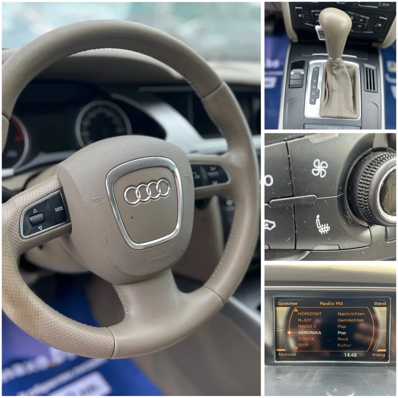 Audi A4 АВТОМАТИК* КОЖА* Подгрев* FULL LED* 2.0 TDI* , снимка 16 - Автомобили и джипове - 47355766