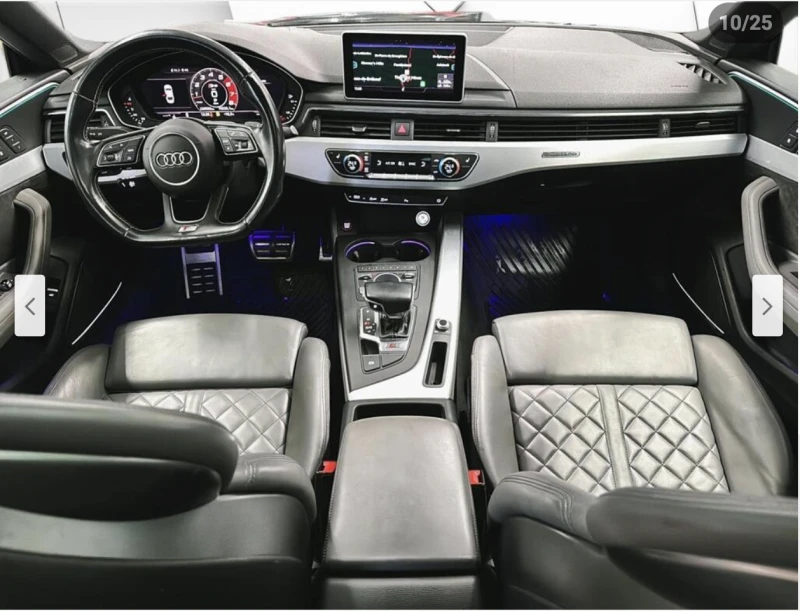 Audi S5 MATRIX* BANG* OLUFSEN* МАСАЖ* 360КАМЕРА* LANE* ASS, снимка 9 - Автомобили и джипове - 52594215