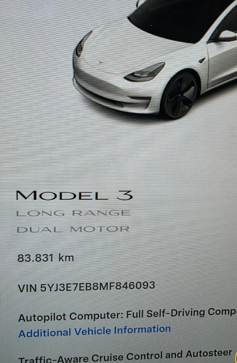 Tesla Model 3 Long Range 4x4 Facelift, снимка 14 - Автомобили и джипове - 54672763