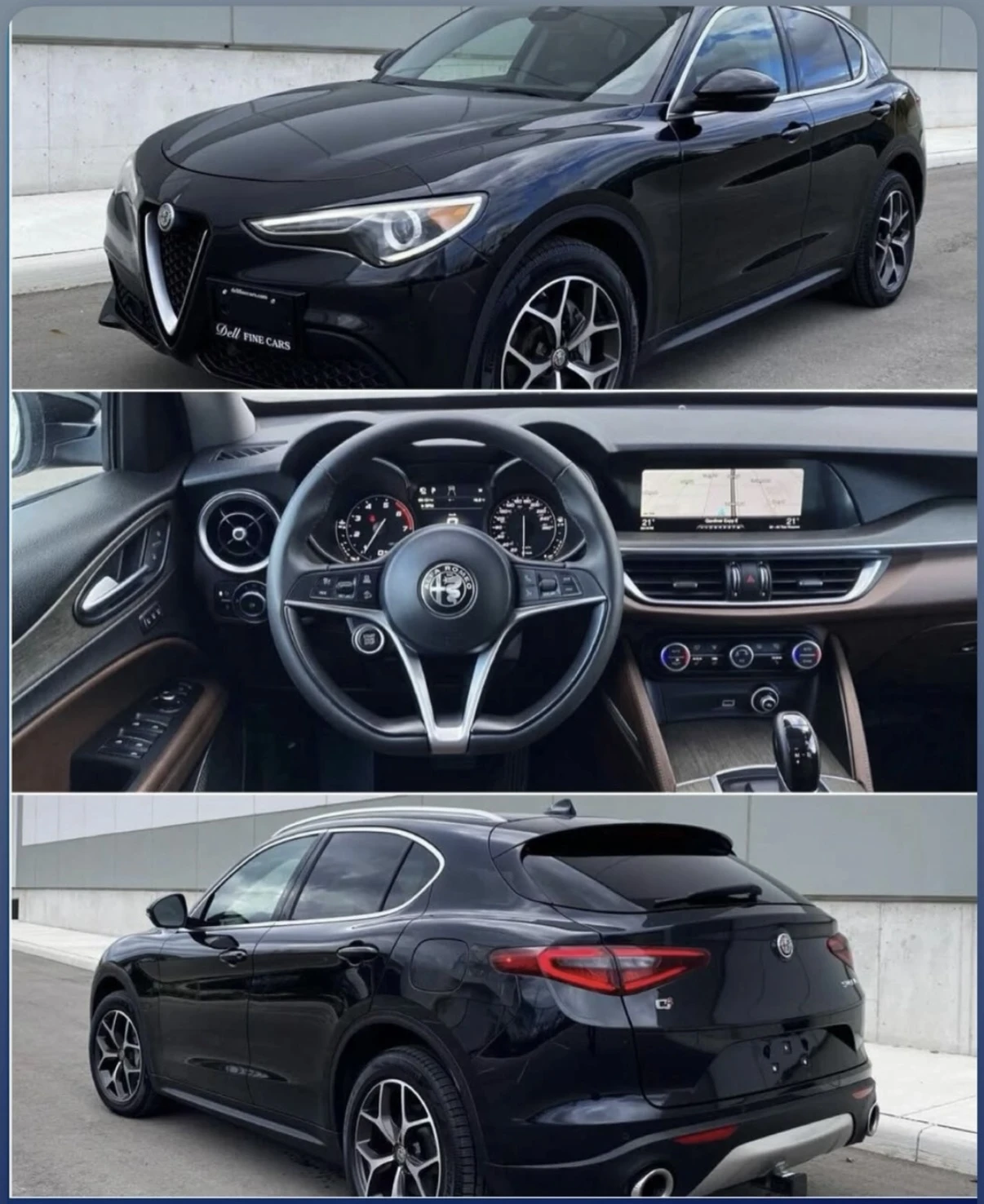 Alfa Romeo Stelvio 280HP Q4 TI Напълно обслужен* * Панорамен покрив , снимка 9 - Автомобили и джипове - 54776546