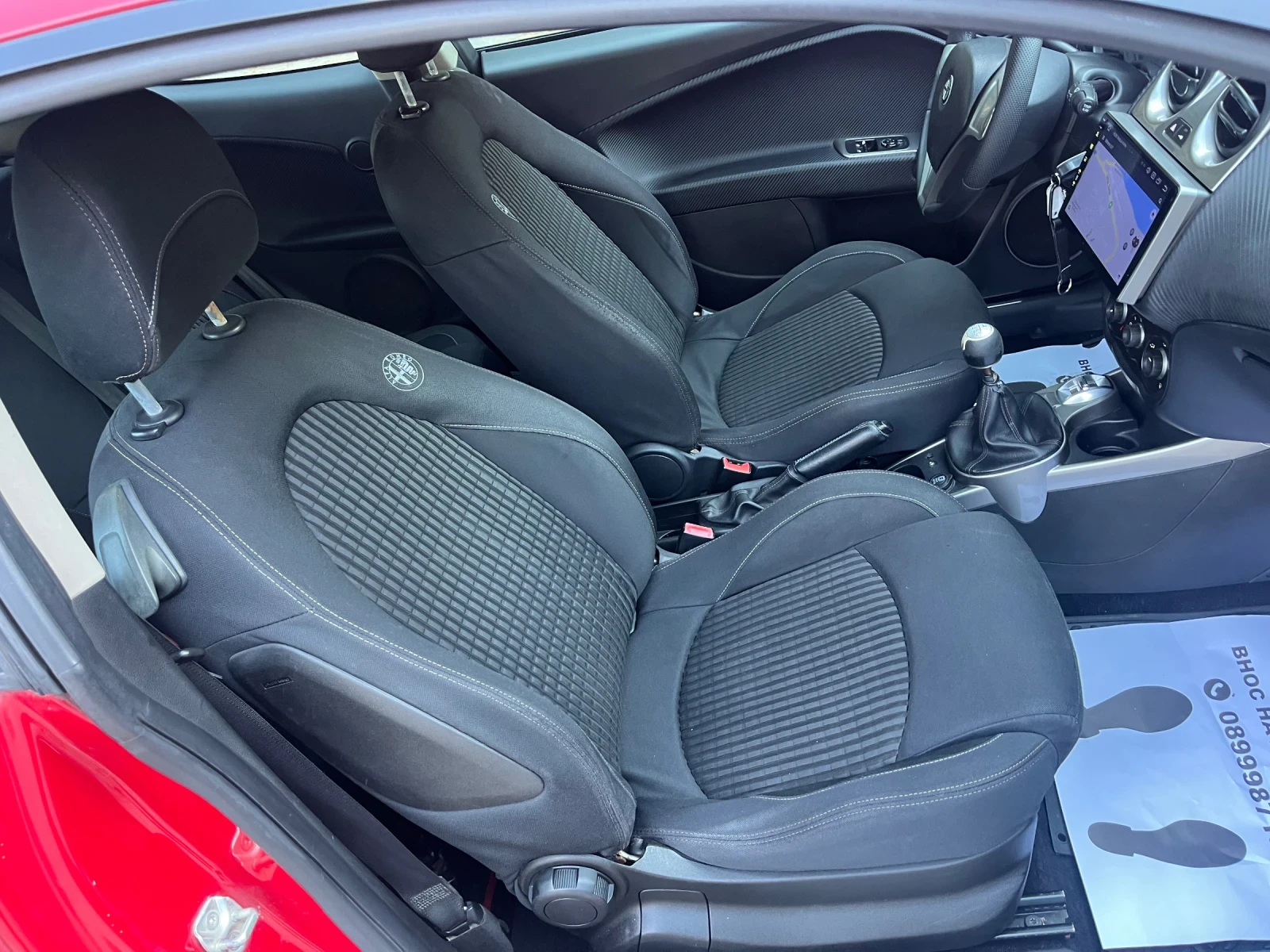 Alfa Romeo MiTo CarPlay* Напълно* Обслужен, снимка 13 - Автомобили и джипове - 56191224