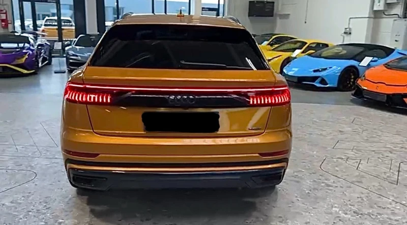 Audi Q8 5.0TDI#3xSLINE#B&O#MATRIX-LASER#PODGREV#OBDUH#PANO, снимка 3 - Автомобили и джипове - 48685217