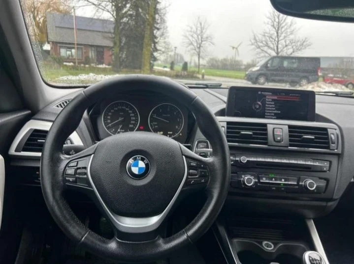 BMW 120 116D Холандия -КОЖА -ГОЛЯМА НАВИ - изображение 4