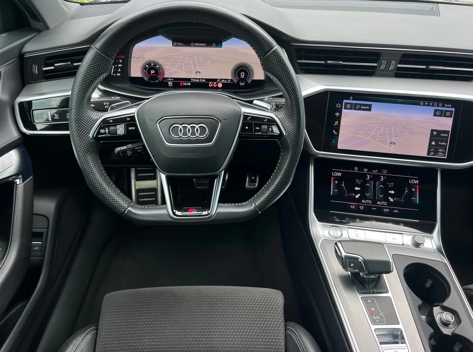 Audi A6 50TDI 3xSLINE/LED/XENON/PANORAMA/DIGITAL/FULL/MAX, снимка 15 - Автомобили и джипове - 54966560