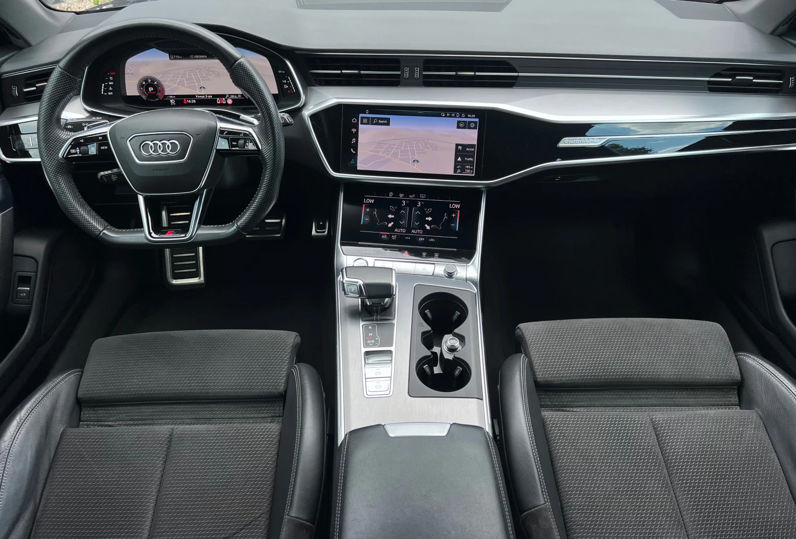Audi A6 50TDI 3xSLINE/LED/XENON/PANORAMA/DIGITAL/FULL/MAX, снимка 14 - Автомобили и джипове - 54966560