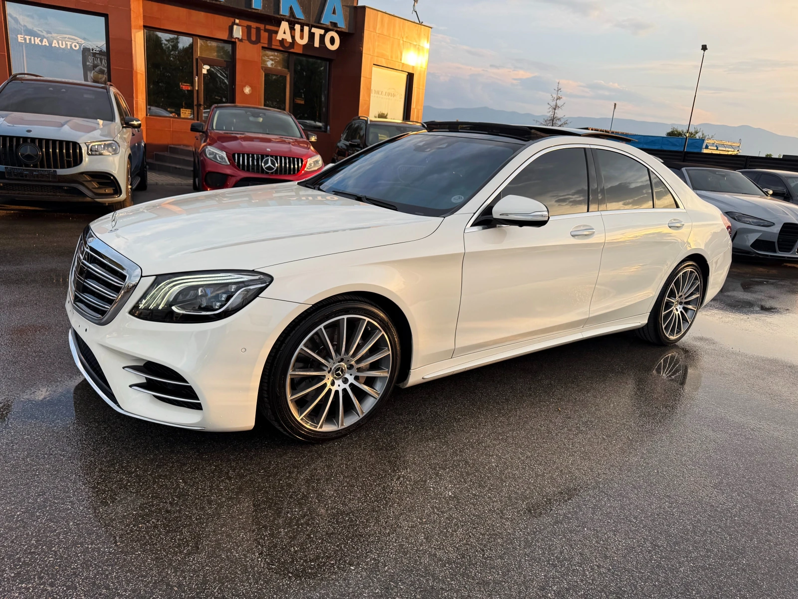 Mercedes-Benz S 350 AMG-157000km-DISTRONIK-PANORAMA-BURMESTER-4x4-FULL, снимка 3 - Автомобили и джипове - 55483165