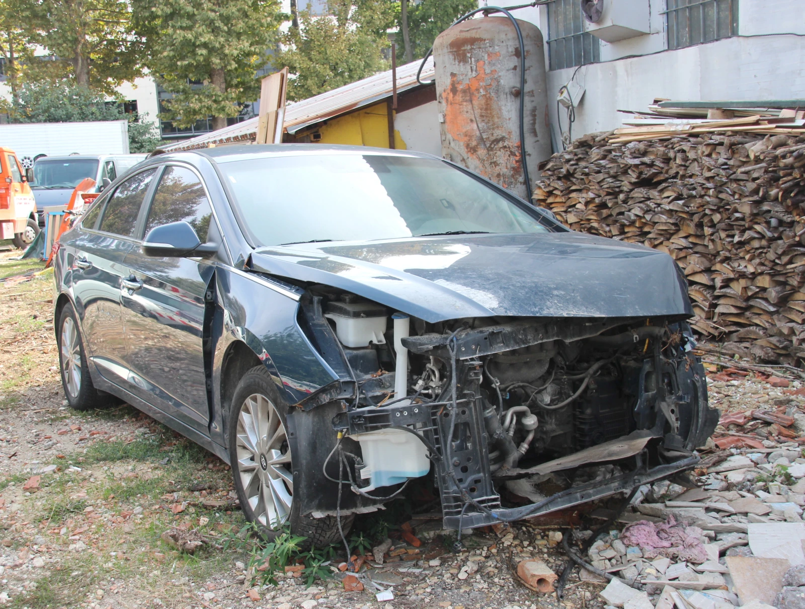 Hyundai Sonata LPI  2.0 AUTOMATIC - 151 кс. УДАРЕНА , снимка 3 - Автомобили и джипове - 56633955