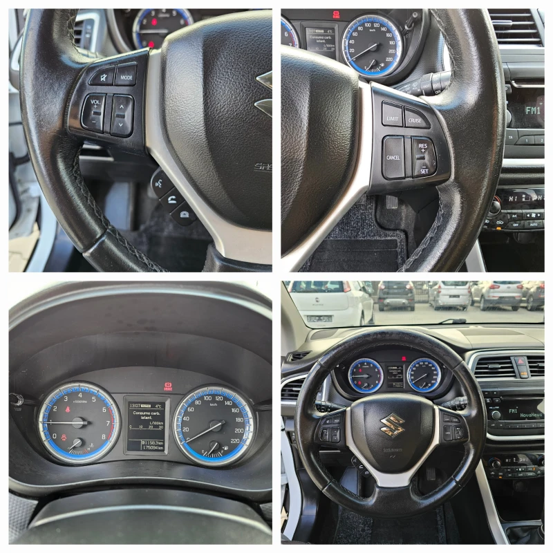 Suzuki SX4 S-Cross 1.6VVT, 4x4, All grip, Keyless, Euro 6B!, снимка 13 - Автомобили и джипове - 49002963