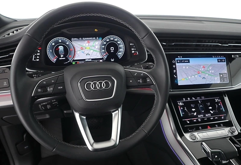 Audi Q8 50 TDI/FACELIFT/S-LINE/MATRIX/PANO/CAMERA/, снимка 9 - Автомобили и джипове - 53324334