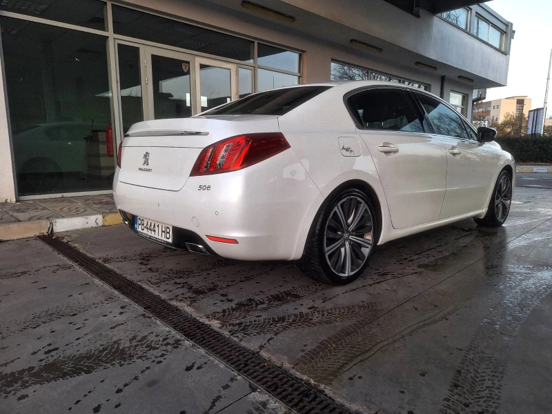 Peugeot 508 2.2 HDI GT-Line БЯЛА ПЕРЛА, снимка 6 - Автомобили и джипове - 48334339