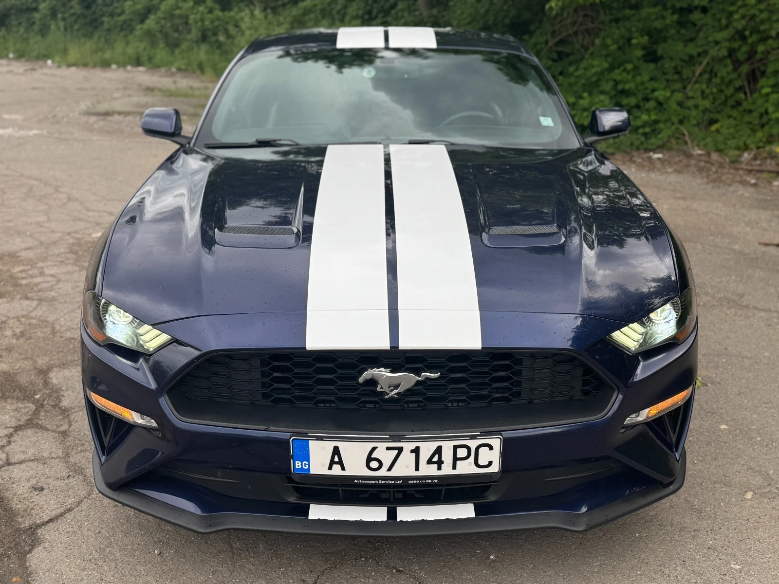 Ford Mustang 2.3 ECOBOOST| КОЖА| ПОДГРЕВ| ОБДУХ.| FACE| DIGITAL, снимка 2 - Автомобили и джипове - 55004100