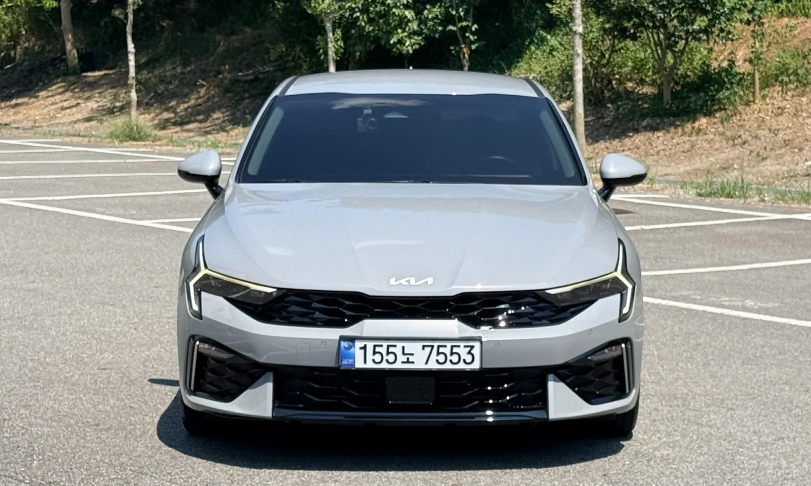 Kia K5 Nardo Grey цвят\Джойстик\Обдухване, снимка 3 - Автомобили и джипове - 55587830