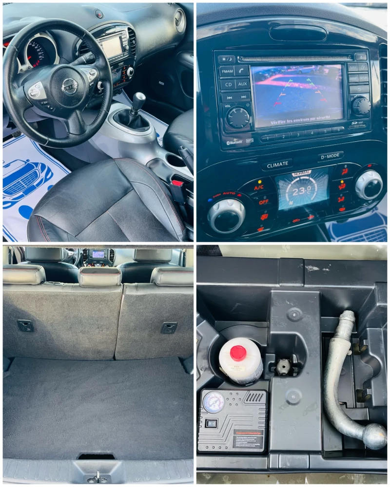 Nissan Juke 1.5 dci Кожа* Навигация* Камера* Сервизна история, снимка 14 - Автомобили и джипове - 52926989