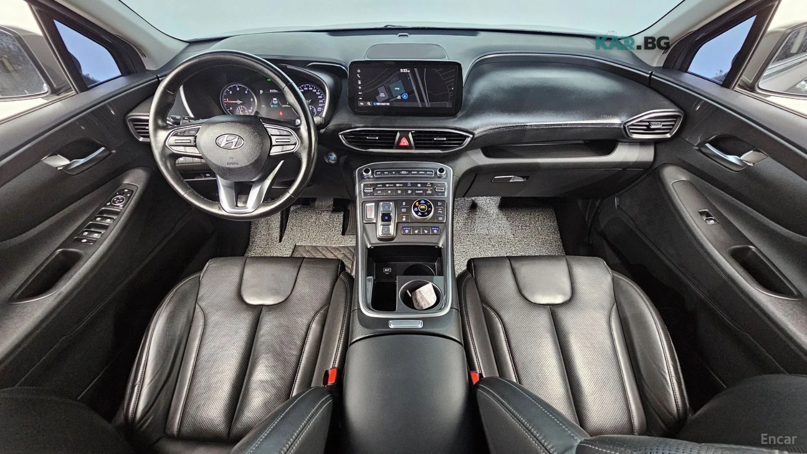 Hyundai Santa fe 4x4 PREMIUM* КОЖА* ОБДУХВ* НАВИ* АВТОКРЕДИТ, снимка 5 - Автомобили и джипове - 55726610