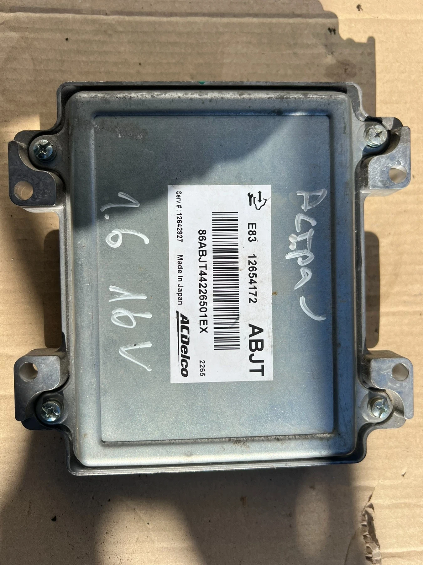 126541172 ABJT  �������� �������� OPEL ASTRA J  1.6  16V  ACDelco 12642927 | Mobile.bg � ����������� 1