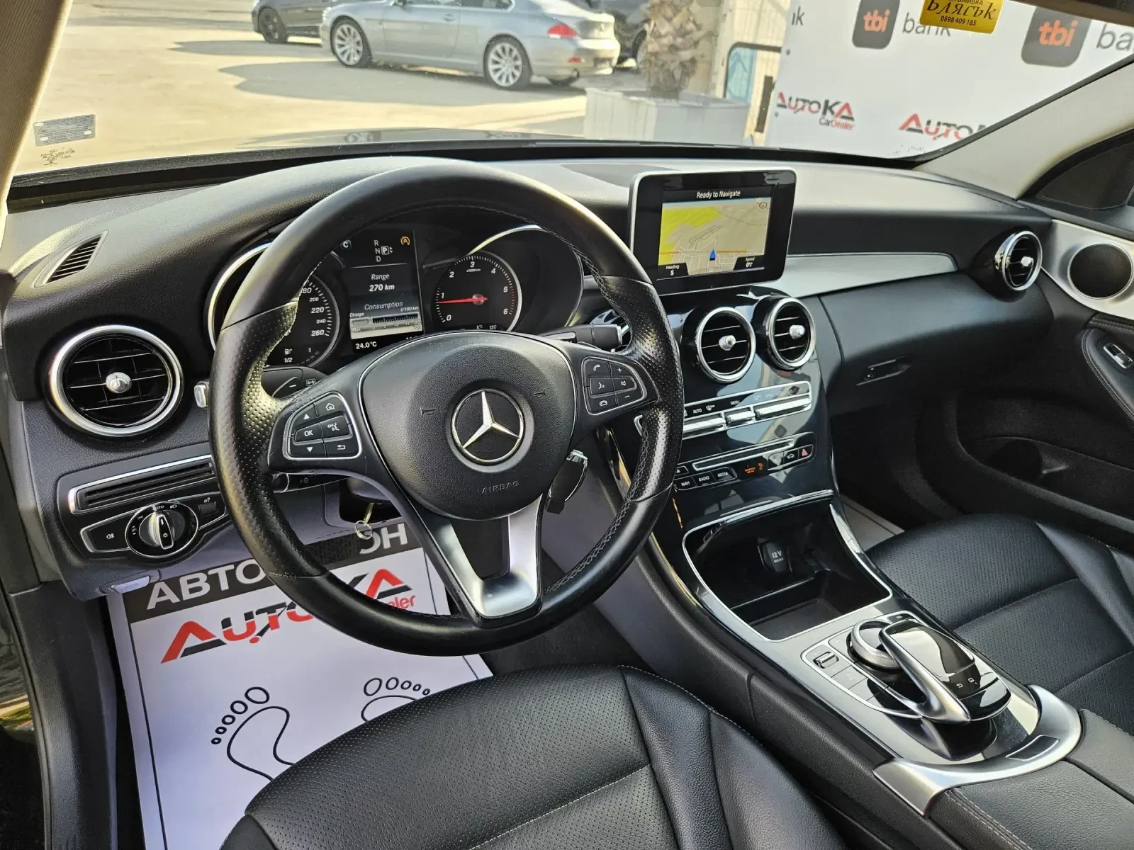 Mercedes-Benz C 220 2.2CDI-170кс= АВТОМАТ= LED= NAVI= ОБСЛУЖЕН= EURO 6 - изображение 8