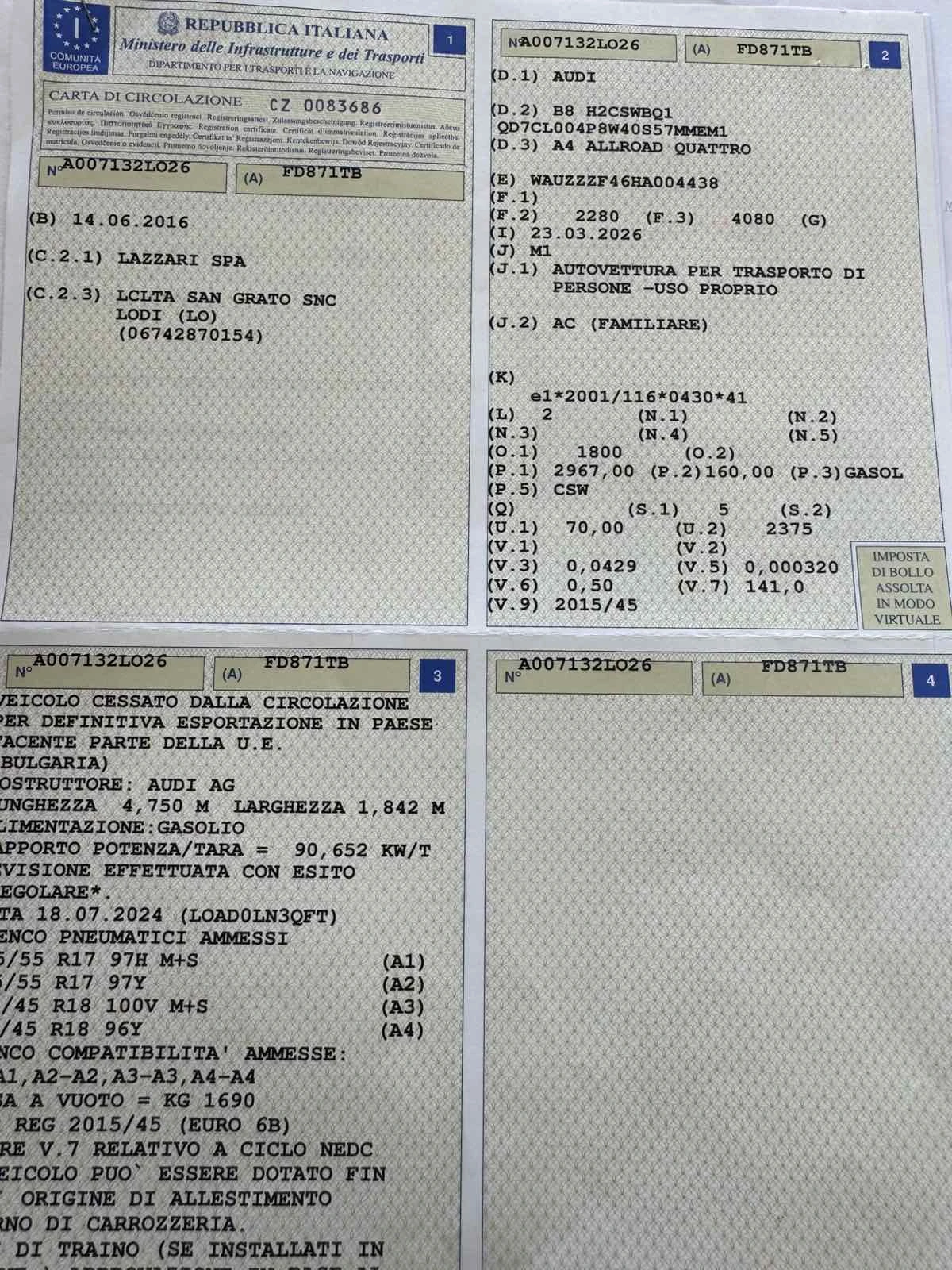 Audi A4 Allroad 3.0TDI, снимка 15 - Автомобили и джипове - 54332022