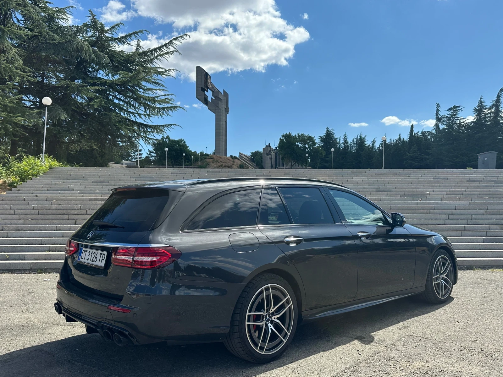Mercedes-Benz E 53 AMG T 4М+ Печка Burmester, снимка 3 - Автомобили и джипове - 55411212