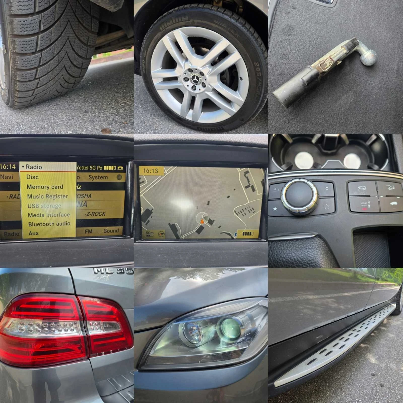 Mercedes-Benz ML 350, снимка 16 - Автомобили и джипове - 54822050
