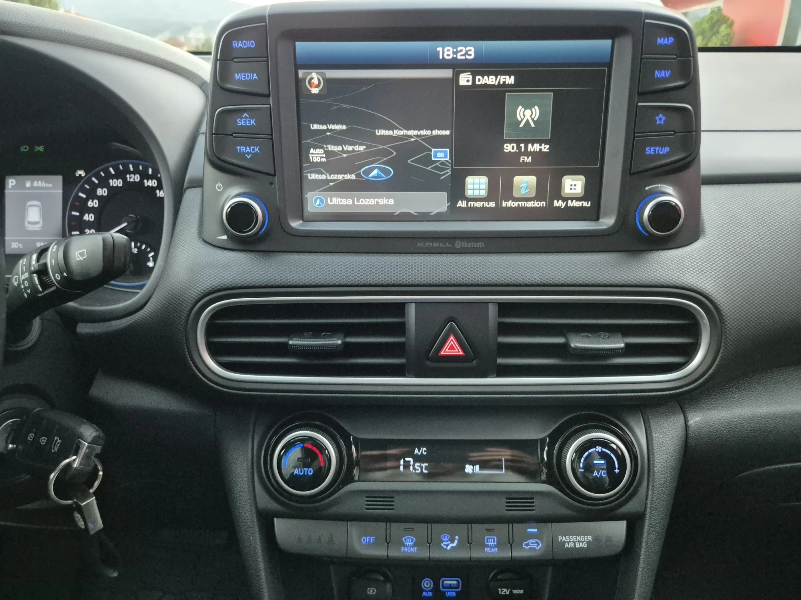 Hyundai Kona 1.6CRDI* 4X4* TOP* AVTOMAT* , снимка 17 - Автомобили и джипове - 56167064