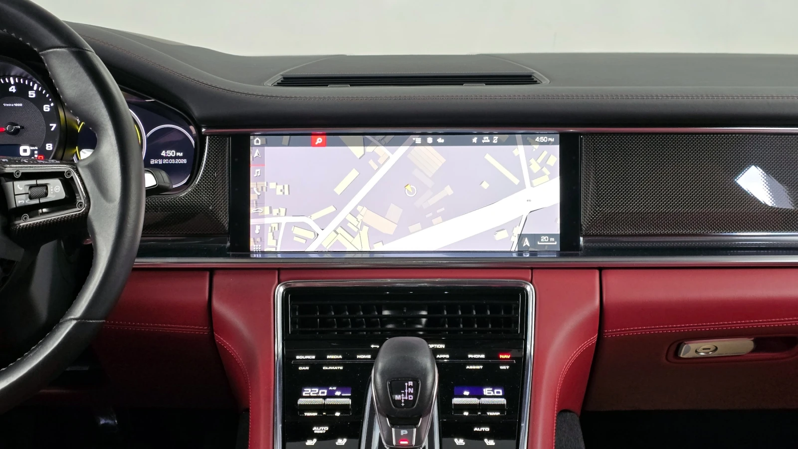 Porsche Panamera 4 / FACELIFT / RED INT / ОБДУХ / 360 / BOSE, снимка 9 - Автомобили и джипове - 54204730