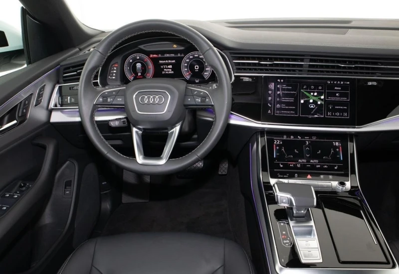 Audi Q8 50 TDI/FACELIFT/S-LINE/MATRIX/PANO/BLACK OPTIC/23/, снимка 9 - Автомобили и джипове - 52305421