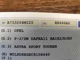Opel Astra 1.7CDTi* KLIMA* EURO5A*  - 4090 € / 7999.34 лв. - 25302913 14