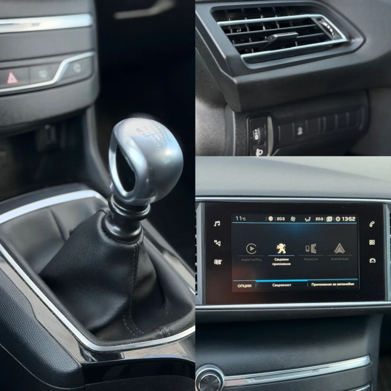 Peugeot 308 1.6HDI, КАТО НОВА, снимка 12 - Автомобили и джипове - 53262314