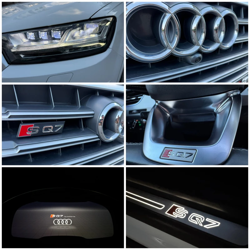 Audi SQ7 4.0 V8 TDI 3xS-LINE 3xTV PANORAMA DISTRONIK FULL, снимка 17 - Автомобили и джипове - 47536675