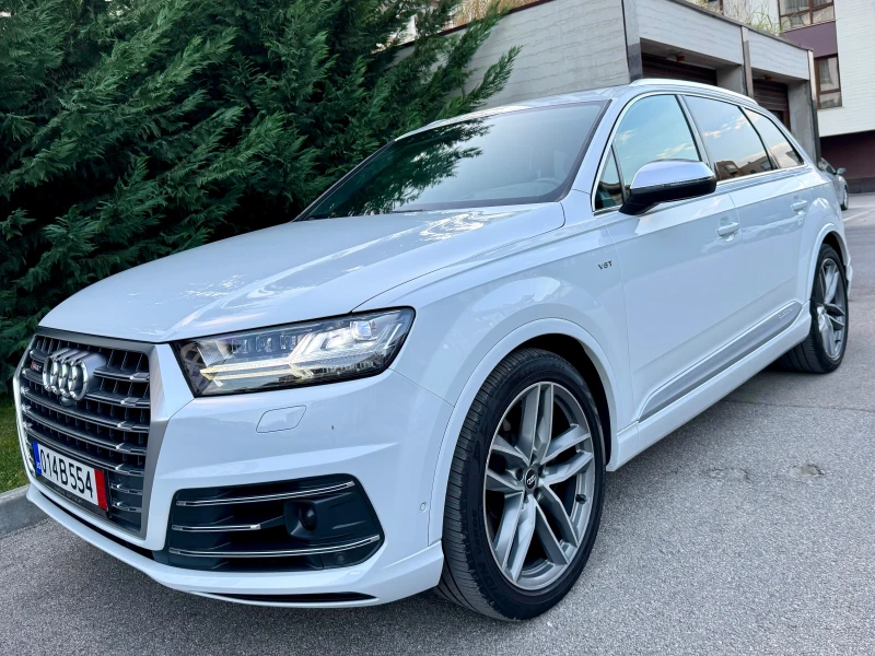 Audi SQ7 4.0 V8 TDI 3xS-LINE 3xTV PANORAMA DISTRONIK FULL, снимка 1 - Автомобили и джипове - 47536675