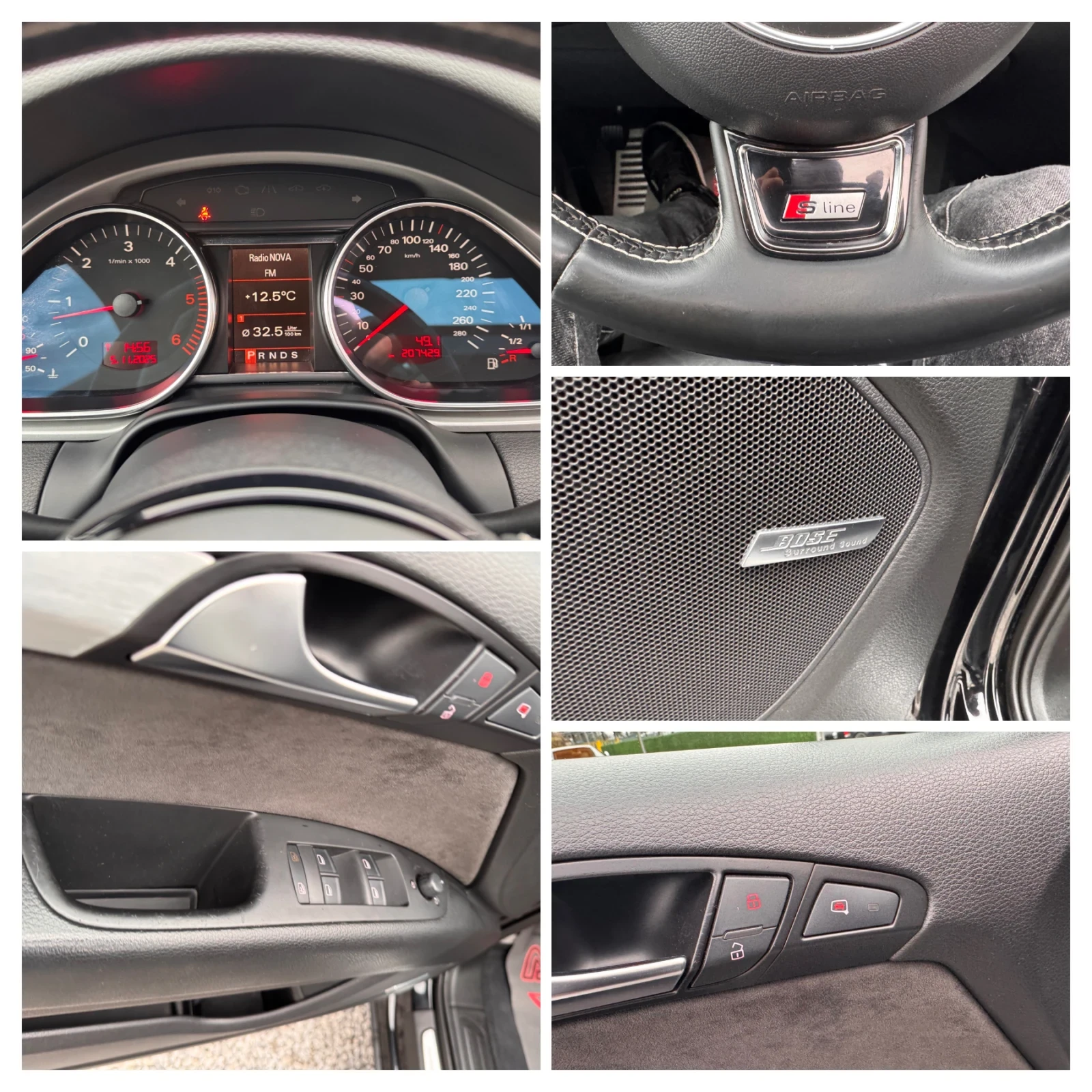 Audi Q7 4.2d/6+ 1/3xS-LINE/FULL/FACE LIFT/LED//// | Mobile.bg   14