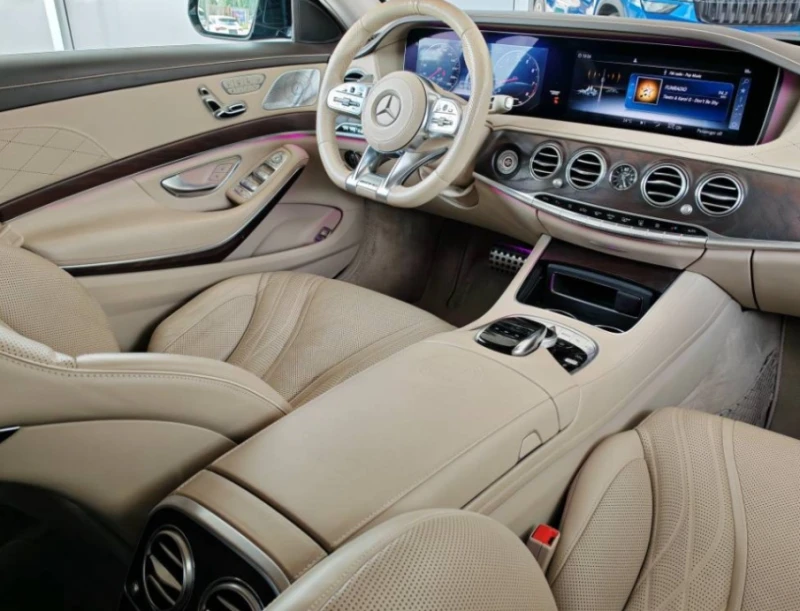 Mercedes-Benz S 63 AMG Long 4Matic+ , снимка 4 - Автомобили и джипове - 52881603