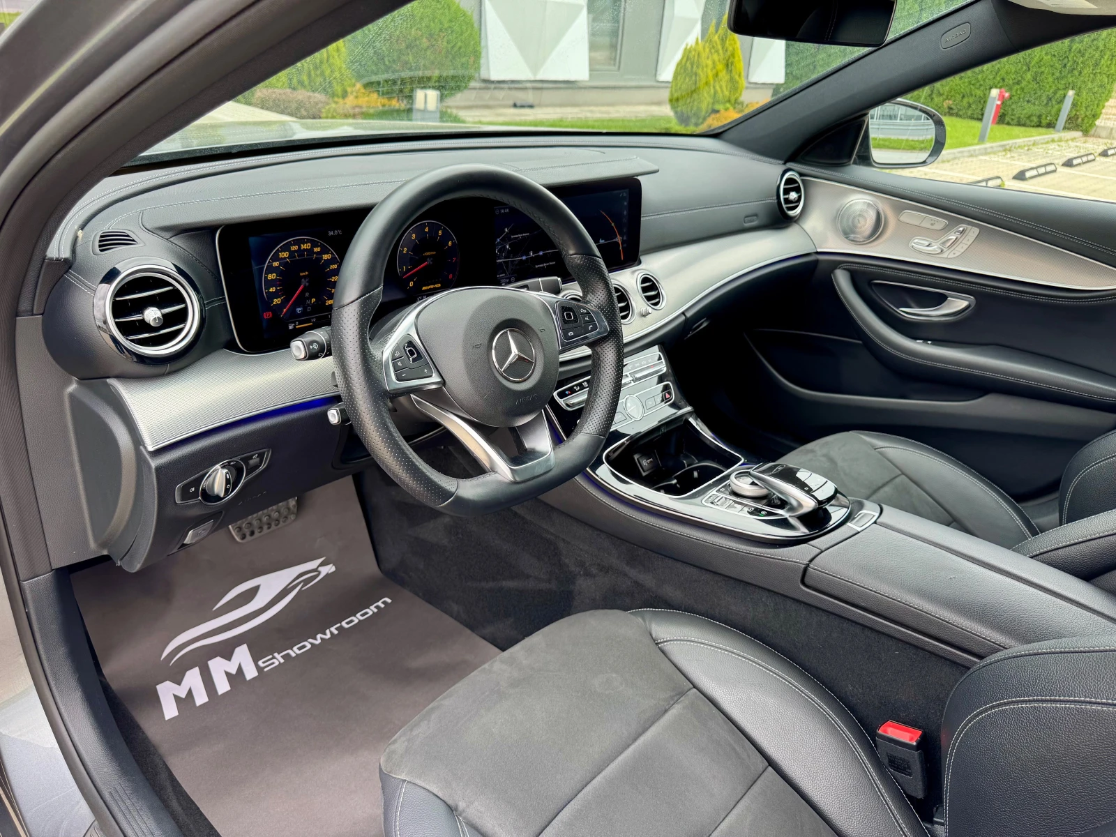 Mercedes-Benz E 350 AMG-ПАНОРАМА-BURMASTER-360КАМЕРИ-BURMASTER-BLIND - изображение 9