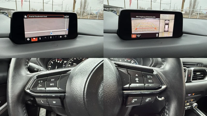 Mazda CX-5 2.2D/184кс/AWD/SKYACTIV/NAVI/360-КАМЕРА/EURO 6, снимка 16 - Автомобили и джипове - 52645352