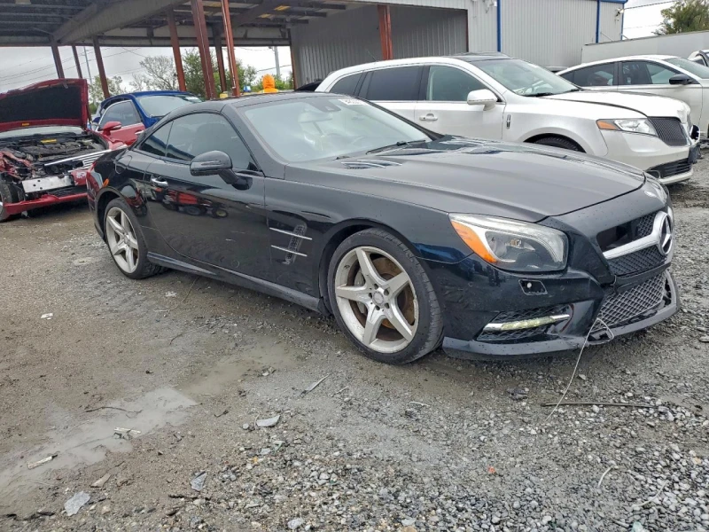 Mercedes-Benz SL 550 V8* 430кс* ПОДГРЕВ* КОЖА* ОБДУХВАНЕ* , снимка 4 - Автомобили и джипове - 52805175