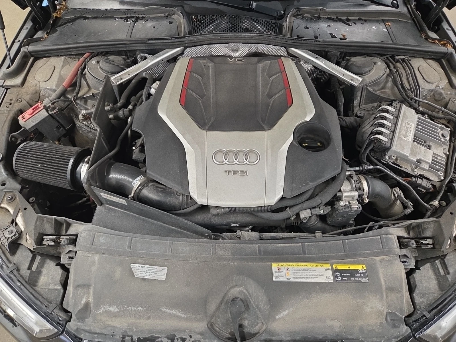 Audi S4 3.0Т * PROGRESSIV * ЧЕРВЕНА КОЖА * CARFAX * , снимка 15 - Автомобили и джипове - 55025858