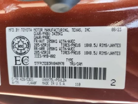 Toyota Tundra TRD PRO HYBRID CREW CAB SHORT BED  CARFAX, снимка 16