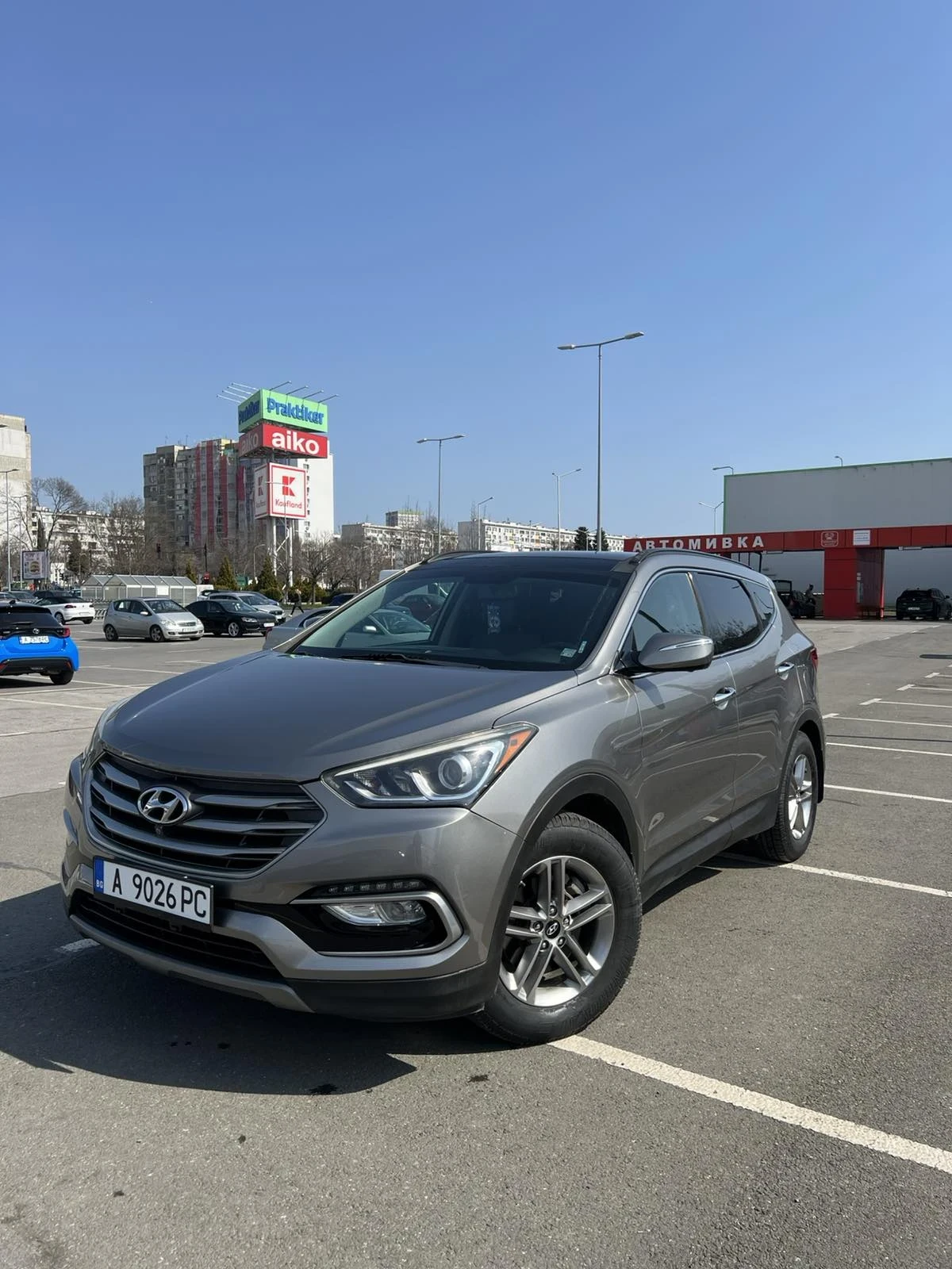 Hyundai Santa fe 2.4 GDI* Unlimited* 360  камери Подходящ за газово