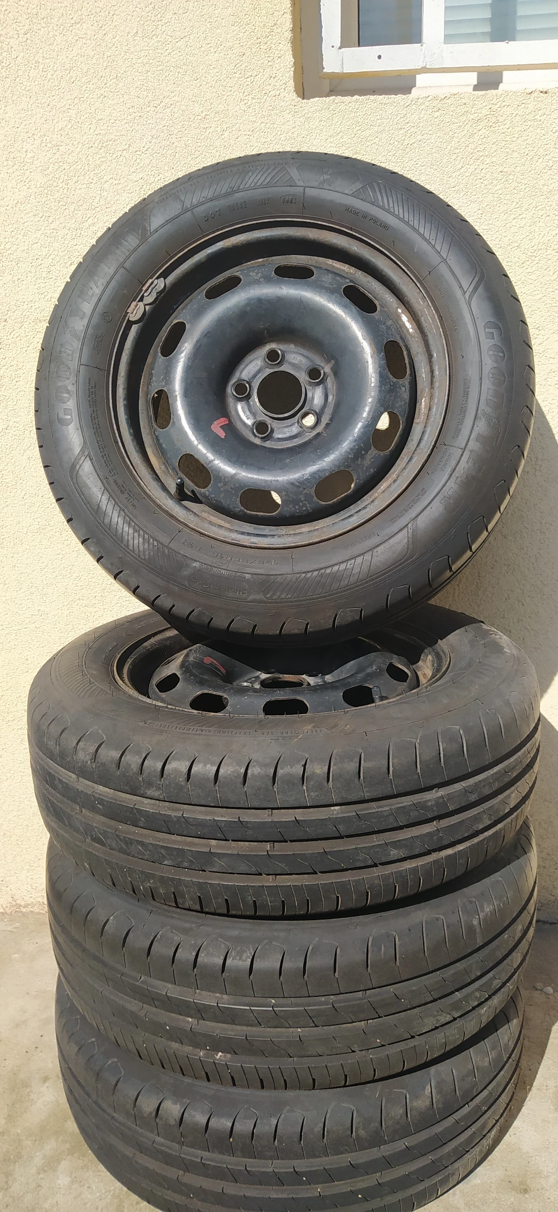 Гуми с джанти Goodyear 195/65R15, снимка 4 - Гуми и джанти - 54100906